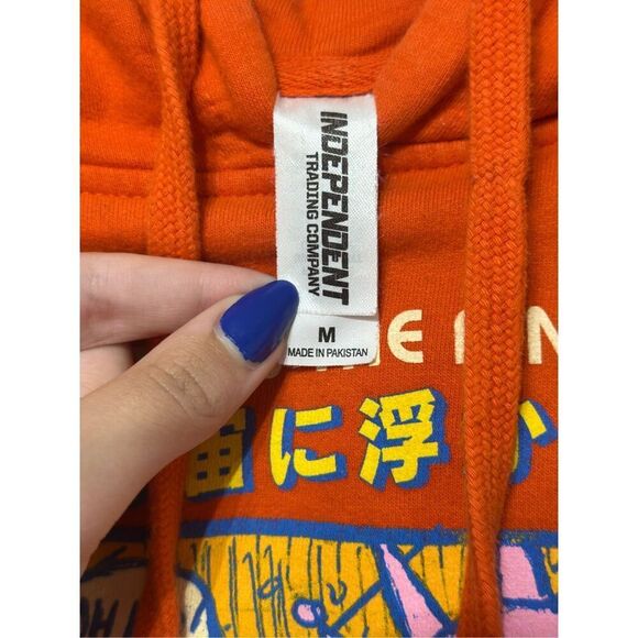 Independent Trading Company "Yoshimi Battles the Pink Robots" Orange Hoodie - Picture 6 of 12